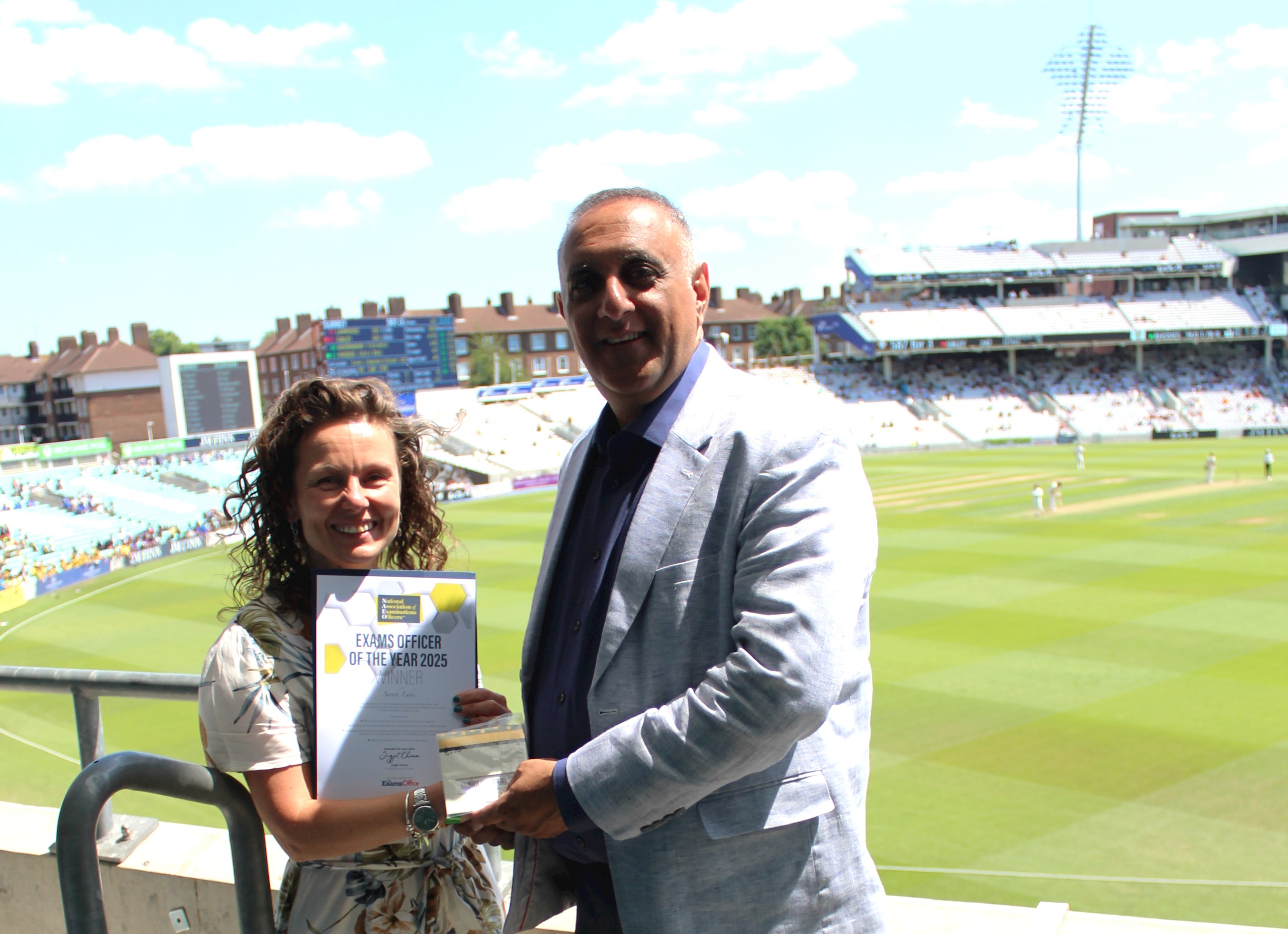 Congratulations to Sarah Lake – NAEO Exams Officer of the Year 2025!